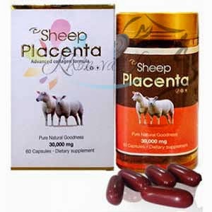 Nhau thai cừu sheep placenta 30000mg 60 viên