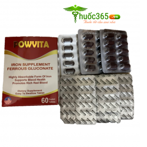 Powvita – Bổ Sung Sắt Và Acid Folic cho người thiếu máu