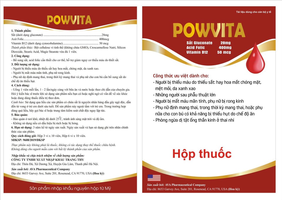 sản phẩm Powvita 