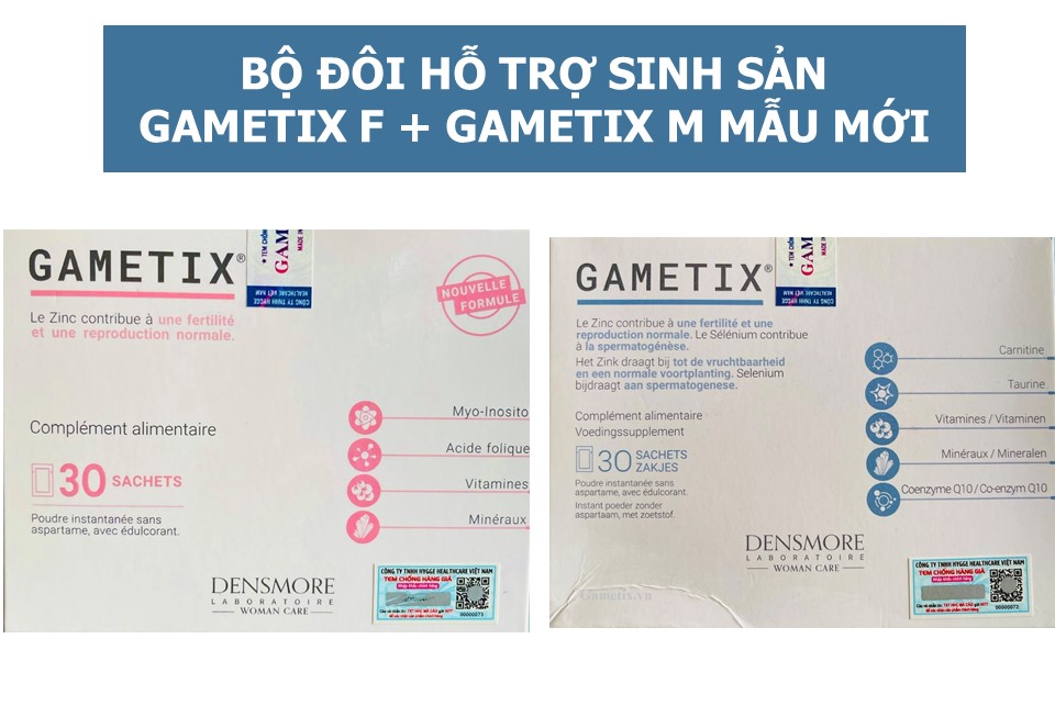 Gamtix F và Gametix M mẫu củ