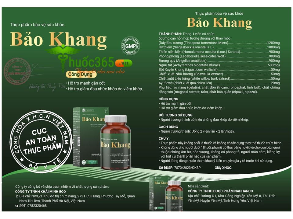 Bảo khang bổ khớp